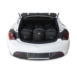 Torby Do Bagażnika Opel Astra Gtc 2011-2015 3Szt Kjust. Czarne torby podróżne damskie KJUST, bez wzorów. Za 940.00 zł.
