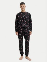 Jack & Jones Piżama Tristan 12285375 Czarny Loose Fit. Czarne piżamy męskie Jack & Jones, m, bez wzorów, z syntetyku, bez kołnierzyka, bez ramiączek. Za 149.99 zł.