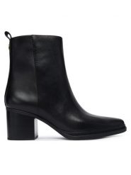 MICHAEL Michael Kors Botki Lex 40F5LXME5L Czarny. Czarne botki damskie MICHAEL Michael Kors, bez wzorów, ze skóry, bez obcasa, na słupku, bez zapięcia. Za 669.99 zł.
