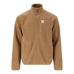 Polar Whistler Felis Teddy. Brązowe bluzy sportowe męskie Whistler, na zimę, bez wzorów, z polaru, bez kaptura, narciarskie. Za 229.99 zł.