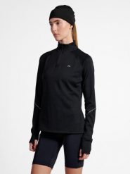 Damska bluza z półzamkiem Newline Power. Czarne bluzy damskie Newline, l, bez wzorów, z materiału, eleganckie, bez ramiączek, bez kaptura. Za 249.00 zł.
