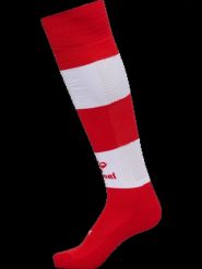 Hummel skarpety piłkarskie hmlESSENTIAL pasy - TRUE RED/WHITE. Białe skarpety męskie Hummel, bez wzorów, z bawełny. Za 79.28 zł.