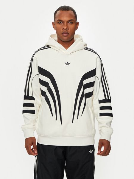 Adidas Bluza Q3 Atlanta IX6779 Biały Regular Fit. Białe bluzy męskie Adidas, m, bez wzorów, z bawełny, bez ramiączek, bez kaptura. Za 269.99 zł.