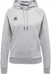 Damska bawełniana bluza z kapturem Hummel Move Grid. Szare bluzy damskie Hummel, s, bez wzorów, z bawełny, bez ramiączek, z kapturem. Za 179.10 zł.