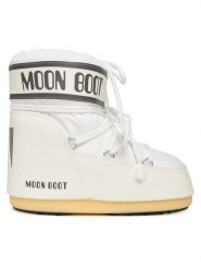 Moon Boot Śniegowce Mb Icon Low Nylon 80D1409340 Biały. Białe buty zimowe męskie Moon Boot, bez wzorów, z nylonu, bez obcasa, bez zapięcia. Za 759.99 zł.