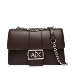 Torebka Armani Exchange. Brązowe torebki do ręki damskie Armani Exchange, bez wzorów, bez dodatków. Za 679.99 zł.