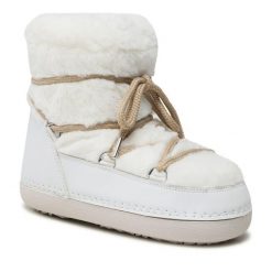 Śniegowce DeeZee. Białe śniegowce damskie DeeZee, bez zapięcia. Za 219.99 zł.