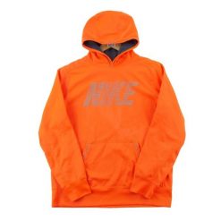 Nike Bluza damska z kapturem Therma-Fit. Brązowe bluzy damskie Nike, l, bez wzorów, z materiału, sportowe, bez ramiączek, z kapturem. Za 106.46 zł.