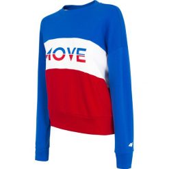 Bluza damska BLD263 - multikolor. Bluzy damskie 4F, bez wzorów, z dzianiny, bez ramiączek, bez kaptura. W wyprzedaży za 59.99 zł.