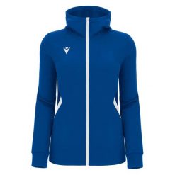Damska bluza z kapturem full zip Macron Bastet. Białe bluzy damskie Macron, m, bez wzorów, z dzianiny, bez ramiączek, z kapturem. Za 268.50 zł.