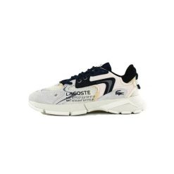 Tenisówki Lacoste Model L003 Neo 123 1 Sma Kolor Biały. Białe trampki męskie Lacoste, bez wzorów, z gumy, eleganckie, bez zapięcia. Za 455.30 zł.
