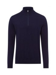 Selected sweter z dzianiny - SLHBerg Mężczyźni Bawełna niebieski, XXL. Niebieskie swetry męskie Selected, m, bez wzorów, z bawełny, casualowe, bez kołnierzyka, bez ramiączek. Za 299.95 zł.