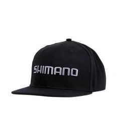Czapka typu snapback Shimano. Czarne czapki damskie Shimano, bez wzorów, z bawełny. Za 115.00 zł.