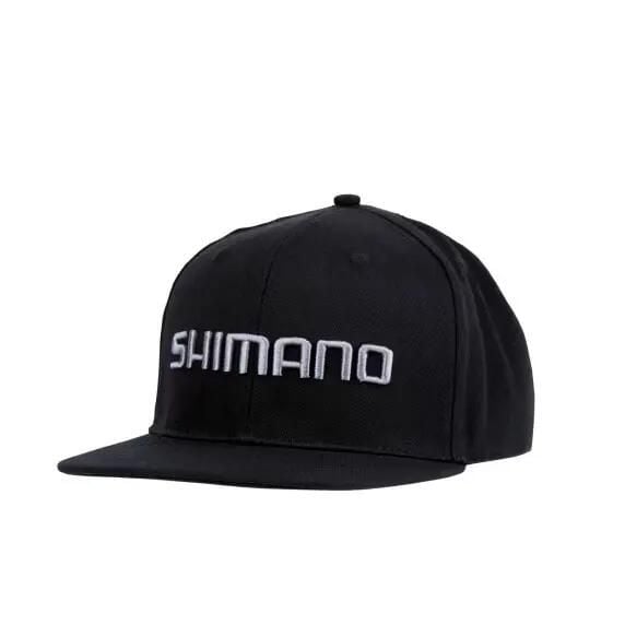 Czapka typu snapback Shimano. Czarne czapki damskie Shimano, bez wzorów, z bawełny. Za 71.60 zł.