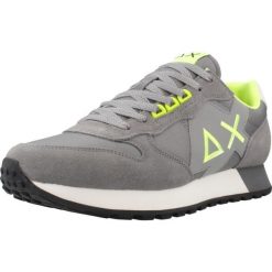 Buty SUN68 JAKI FLUO Szary. Szare buty zimowe męskie SUN68, bez wzorów, ze skóry, bez obcasa, bez zapięcia. Za 274.99 zł.