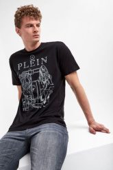 T-shirt męski PHILIPP PLEIN. T-shirty męskie Philipp Plein, m, bez wzorów, bez kołnierzyka, bez ramiączek. W wyprzedaży za 1,875.30 zł.