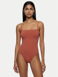 Calvin Klein Swimwear Strój kąpielowy LV00Q62709 Różowy. Czerwone stroje kąpielowe damskie Calvin Klein Swimwear, m, bez wzorów, z syntetyku. Za 449.99 zł.