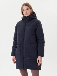 Jack Wolfskin Płaszcz zimowy Northern Lite Coat A65067 Granatowy Regular Fit. Niebieskie płaszcze damskie Jack Wolfskin, na zimę, s, bez wzorów, z syntetyku, bez kołnierzyka, bez kaptura. Za 899.99 zł.