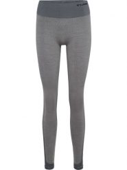 Damskie legginsy bezszwowe z wysokim stanem Hummel Mt Shine. Szare legginsy damskie Hummel, bez wzorów, z materiału. Za 194.00 zł.