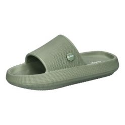 Klapki sportowe damskie CMP Ruby Slipper wygodne zielone. Czarne klapki damskie CMP, bez wzorów, z syntetyku, sportowe, bez obcasa, bez zapięcia. Za 85.00 zł.