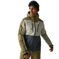 Męska Kurtka Narciarska Baseplate III. Czarne kurtki sportowe męskie Dare 2B, m, bez wzorów, z materiału, z kapturem, narciarskie. Za 335.99 zł.