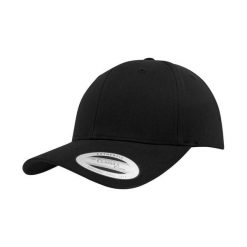 Klasyczna Czapka Snapback Z Zakrzywionym Daszkiem. Niebieskie czapki damskie FLEXFIT, bez wzorów, z bawełny, klasyczne. Za 65.99 zł.