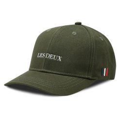Czapka z daszkiem Les Deux. Zielone czapki damskie Les Deux, bez wzorów. Za 119.99 zł.