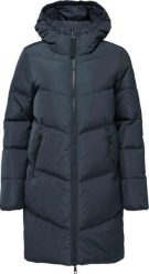 Damski płaszcz Loap Tavi niebieski. Czarne płaszcze damskie ÀLG, na zimę, l, bez wzorów, z materiału, biznesowe, bez kołnierzyka, bez kaptura. Za 396.99 zł.