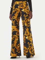 Versace Jeans Couture Jeansy 80HAB506 ES153 Czarny Wide Leg. Czarne jeansy damskie Versace Jeans Couture, bez wzorów, z bawełny. Za 1,739.00 zł.
