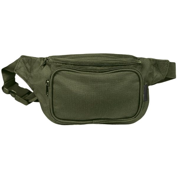 Nerka turystyczna Fanny Pack. Zielone saszetki i nerki męskie Mil-Tec, bez wzorów, z materiału. Za 46.99 zł.