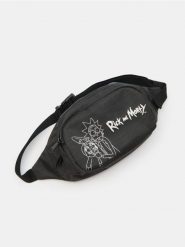 Saszetka Rick & Morty - szary. Szare saszetki i nerki męskie Sinsay, bez wzorów. Za 29.99 zł.