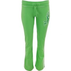 Dres damski Nordblanc w kolorze zielonym. Zielone spodnie dresowe damskie Erima, bez wzorów, z bawełny, sportowe, do piłki nożnej. Za 168.99 zł.