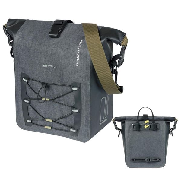 Pojedyncza torba Navigator Storm M. Czarne torby na ramię męskie BASIL, z tkaniny, na ramię. Za 214.95 zł.