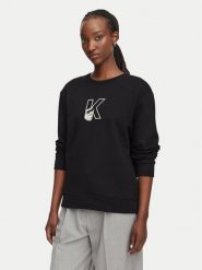 KARL LAGERFELD Bluza B3W20047 Czarny Regular Fit. Czarne bluzy damskie KARL LAGERFELD, m, bez wzorów, z bawełny, bez ramiączek, bez kaptura. Za 649.99 zł.