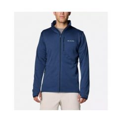 Bluza polarowa męska Columbia Park View Fleece Full Zip. Niebieskie bluzy sportowe męskie Columbia, na zimę, m, bez wzorów, z polaru, bez kaptura, narciarskie. Za 240.57 zł.