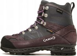 Buty trekkingowe damskie Aku W'S TREKKER PRO GTX, grey/ deep violet, 39.5. Szare obuwie trekkingowe damskie Aku, bez zapięcia. Za 756.25 zł.