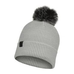 Czapka zimowa damska Buff Knitted Hat. Szare czapki damskie Buff, na zimę, bez wzorów, sportowe. Za 172.80 zł.