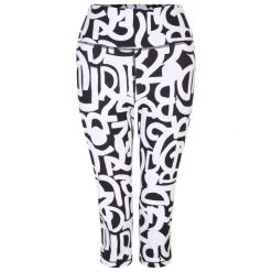 Legginsy Damskie Influential Graffiti 3/4. Białe legginsy damskie Dare 2B, bez wzorów. Za 66.99 zł.