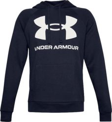 Under Armour Bluza męska Rival Fleece Big Logo HD granatowa r. L (1357093 410). Bluzy męskie Under Armour, l, bez wzorów, bez ramiączek, bez kaptura. Za 206.89 zł.