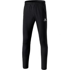 Spodnie treningowe męskie Erima Training Pants with calf insert 2.0. Czarne spodnie sportowe męskie Erima, m, bez wzorów, z dresówki, do piłki nożnej. Za 169.99 zł.