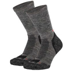 Skarpety turystyczne dla dorosłych Xtreme Wełna Merino 2-pak. Szare skarpetki damskie XTREME SOCKSWEAR, bez wzorów, z materiału. Za 134.50 zł.