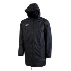 Parka Coach Force XV Force 2. Czarne parki męskie FORCE XV, bez wzorów, z dresówki, sportowe, bez kołnierzyka, bez kaptura. Za 455.00 zł.