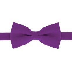 Wełniana Mucha Męska - His Story - Kolor Fioletowy. Fioletowe krawaty i muchy His Story, z aplikacjami, z wełny, eleganckie. Za 49.00 zł.
