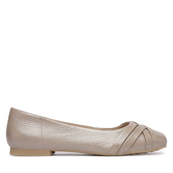 Baleriny Caprice. Brązowe balerinki damskie Caprice, bez wzorów, bez obcasa, bez zapięcia. Za 300.99 zł.