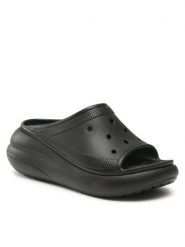 Crocs Klapki Crocs Crush Slide 208731 Czarny. Czarne klapki damskie Crocs, bez wzorów, z tworzywa sztucznego, bez obcasa, bez zapięcia. Za 169.99 zł.