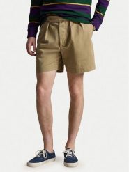 Polo Ralph Lauren Szorty materiałowe 710B20886003 Khaki Relaxed Fit. Brązowe szorty męskie Polo Ralph Lauren, bez wzorów, z bawełny. Za 859.99 zł.