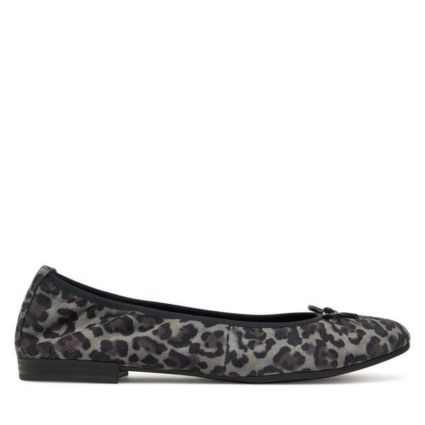 Baleriny Tamaris. Szare balerinki damskie Tamaris, bez wzorów, bez obcasa, bez zapięcia. Za 159.99 zł.