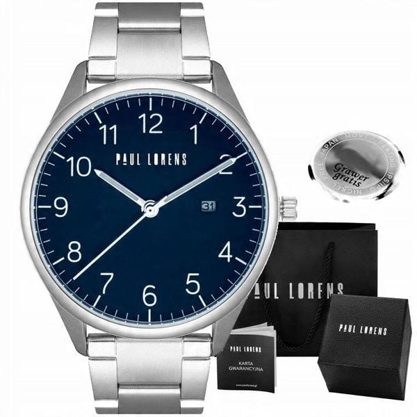 Zegarek męski Paul Lorens PASLO-6C1 Z GRAWEREM. Zegarki męskie Paul Lorens, bez wzorów. Za 199.00 zł.