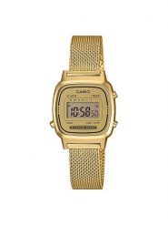 Casio Zegarek Vintage LA670WEMY-9EF Złoty. Żółte, cyfrowe zegarki damskie Casio, złote. Za 309.99 zł.