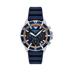 Zegarek Emporio Armani. Niebieskie zegarki męskie Emporio Armani, bez wzorów. Za 1,489.00 zł.